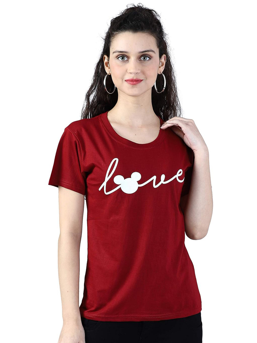 

Next One Typography Printed Pure Cotton T-shirt, Maroon