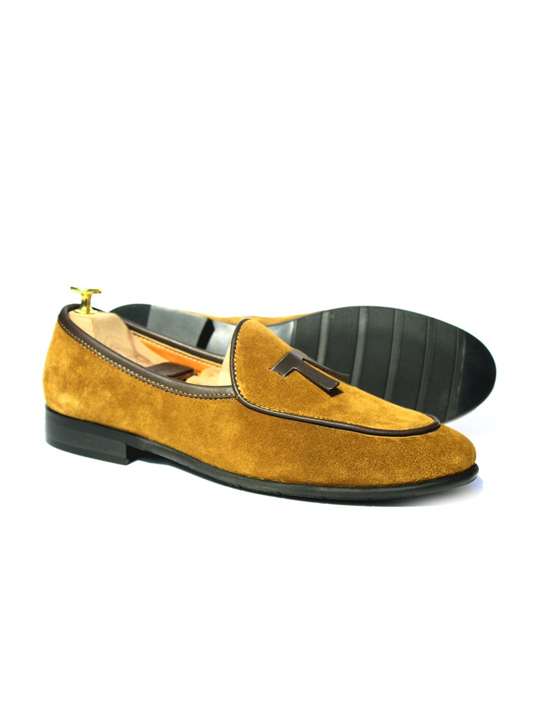 

Wolvenmilano Men Suede Comfort Insole Tassel Loafers, Tan