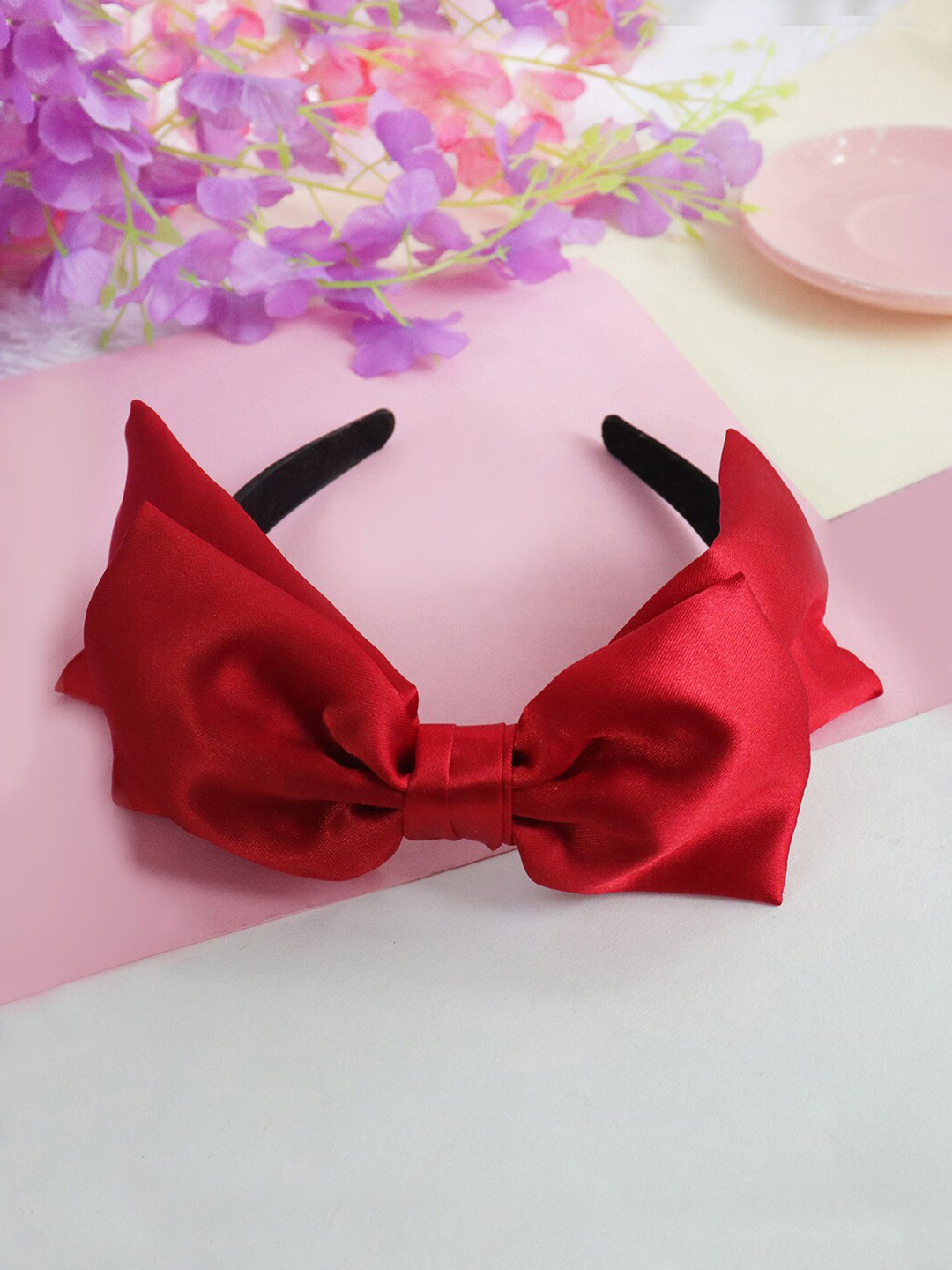 

Soho Boho Studio Bow Detail Fabric Hairband, Red