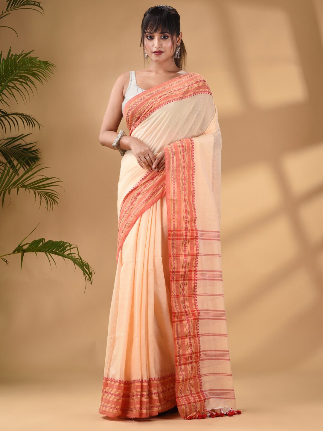 

Arhi Pure Cotton Saree, Cream