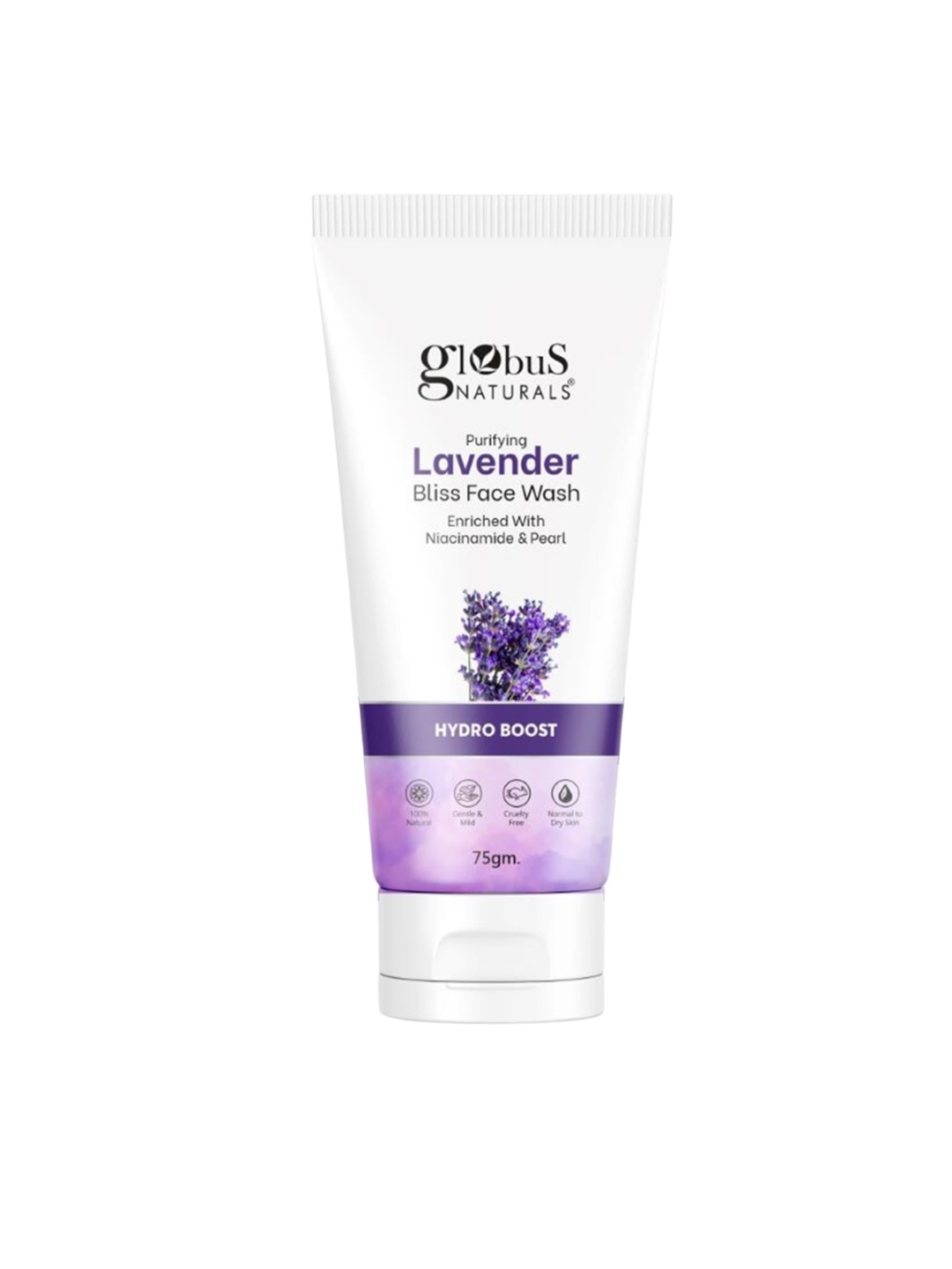 

Globus naturals Purifying Lavender Bliss Face Wash - 75g, Na