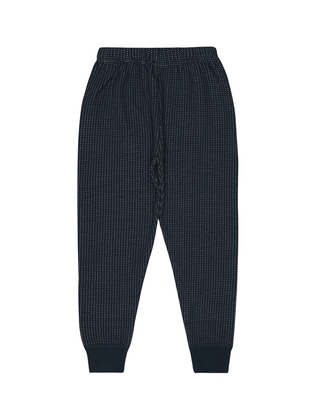 

BODYCARE INSIDER Infants Kids Striped Woolen Thermal Bottoms, Navy blue