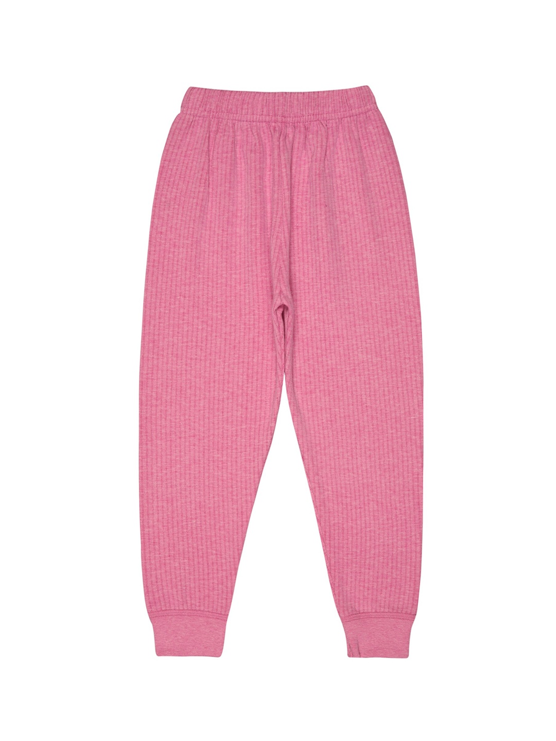 

BODYCARE INSIDER Infants Kids Striped Woolen Thermal Bottoms, Pink