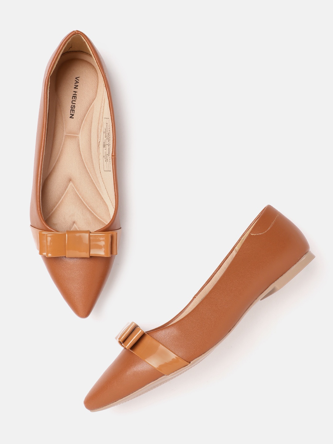

Van Heusen Woman Ballerinas with Bows, Tan