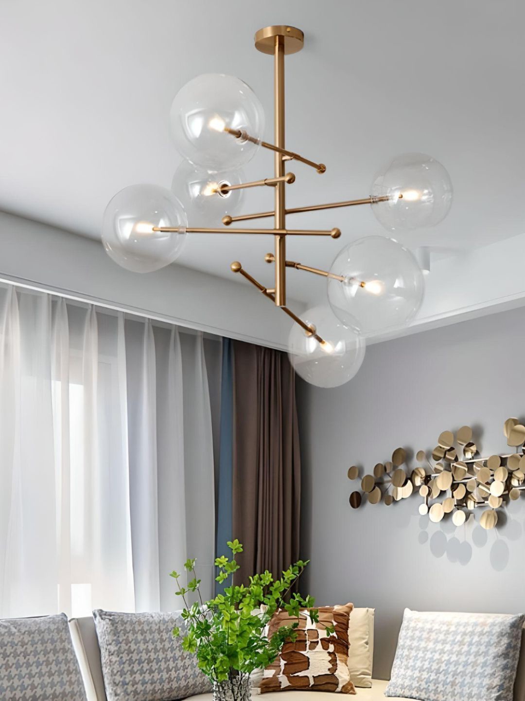 

The Art House White & Yellow Hanging Ceiling Lamps