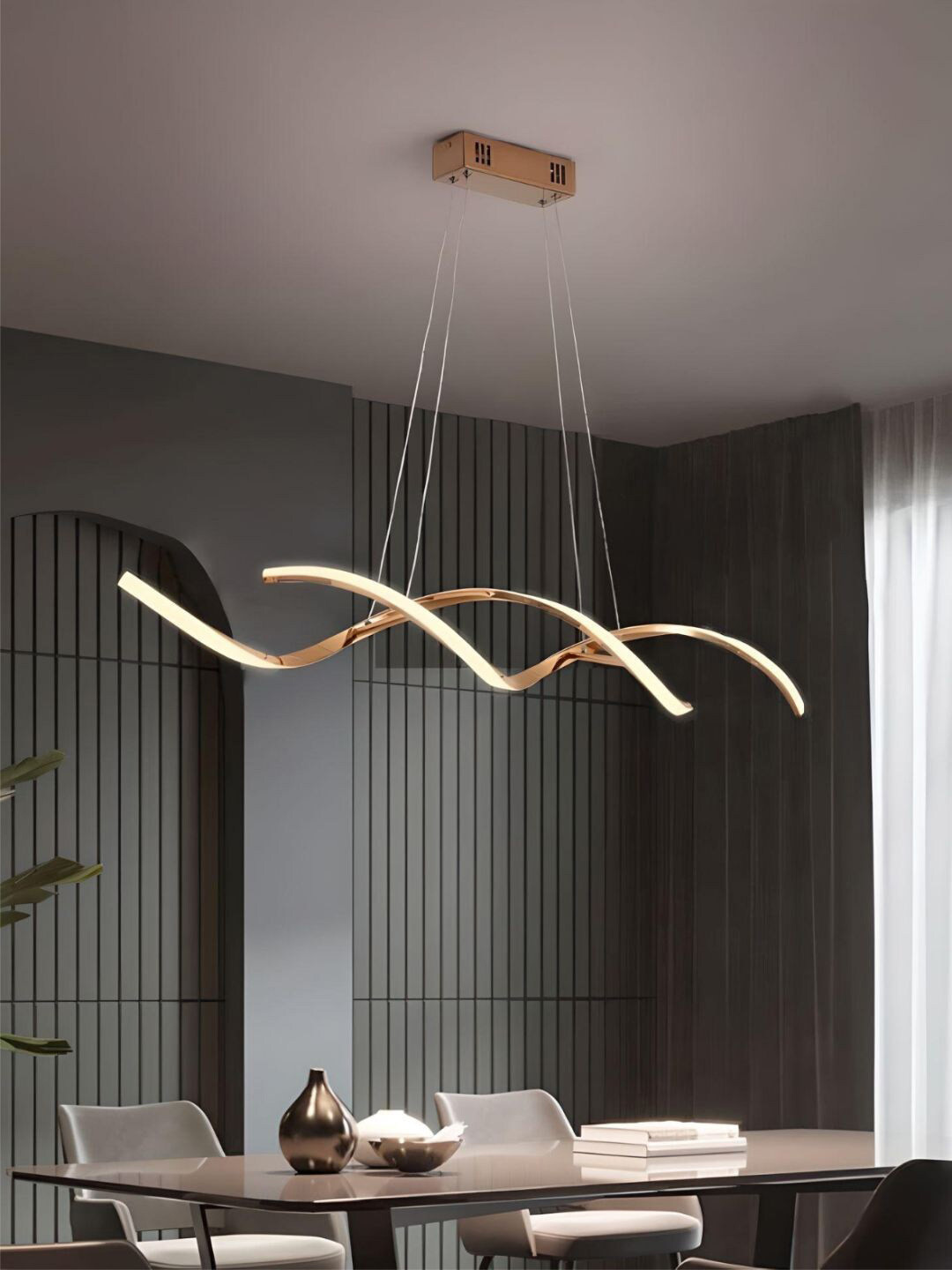

The Art House Gold Toned Chandelier Ceiling Lamp