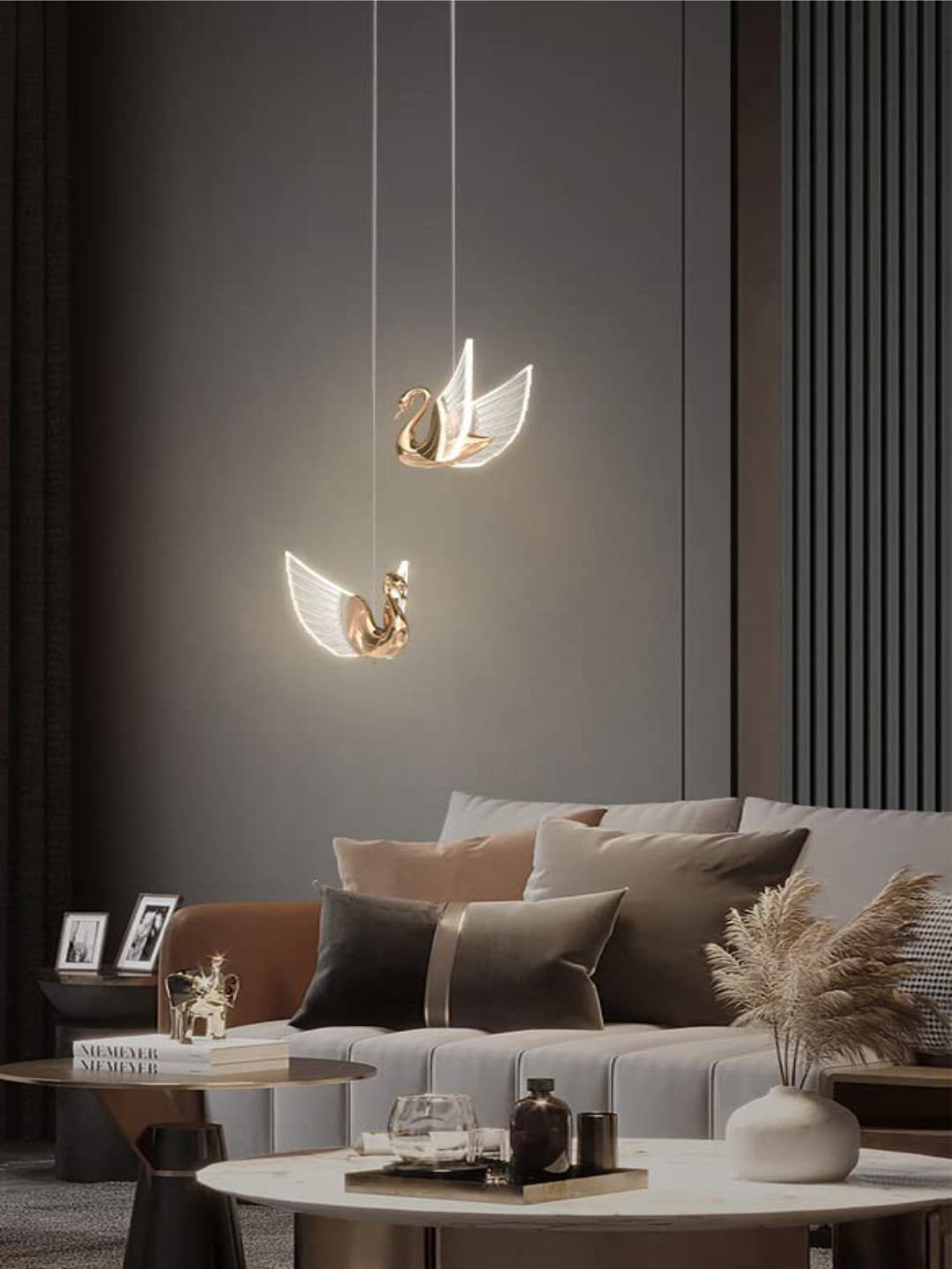 

The Art House Rose Gold Toned Hanging Pendant Ceiling Lamp