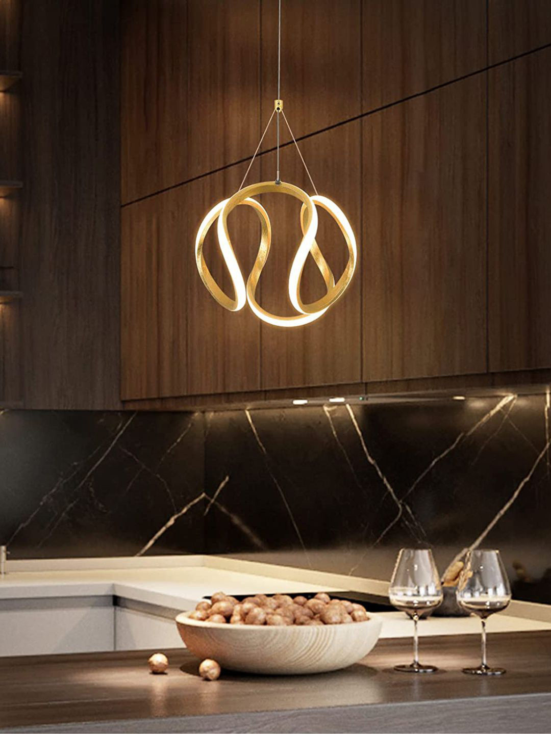 

The Art House LED Pendant Light Ceiling Lamps, White