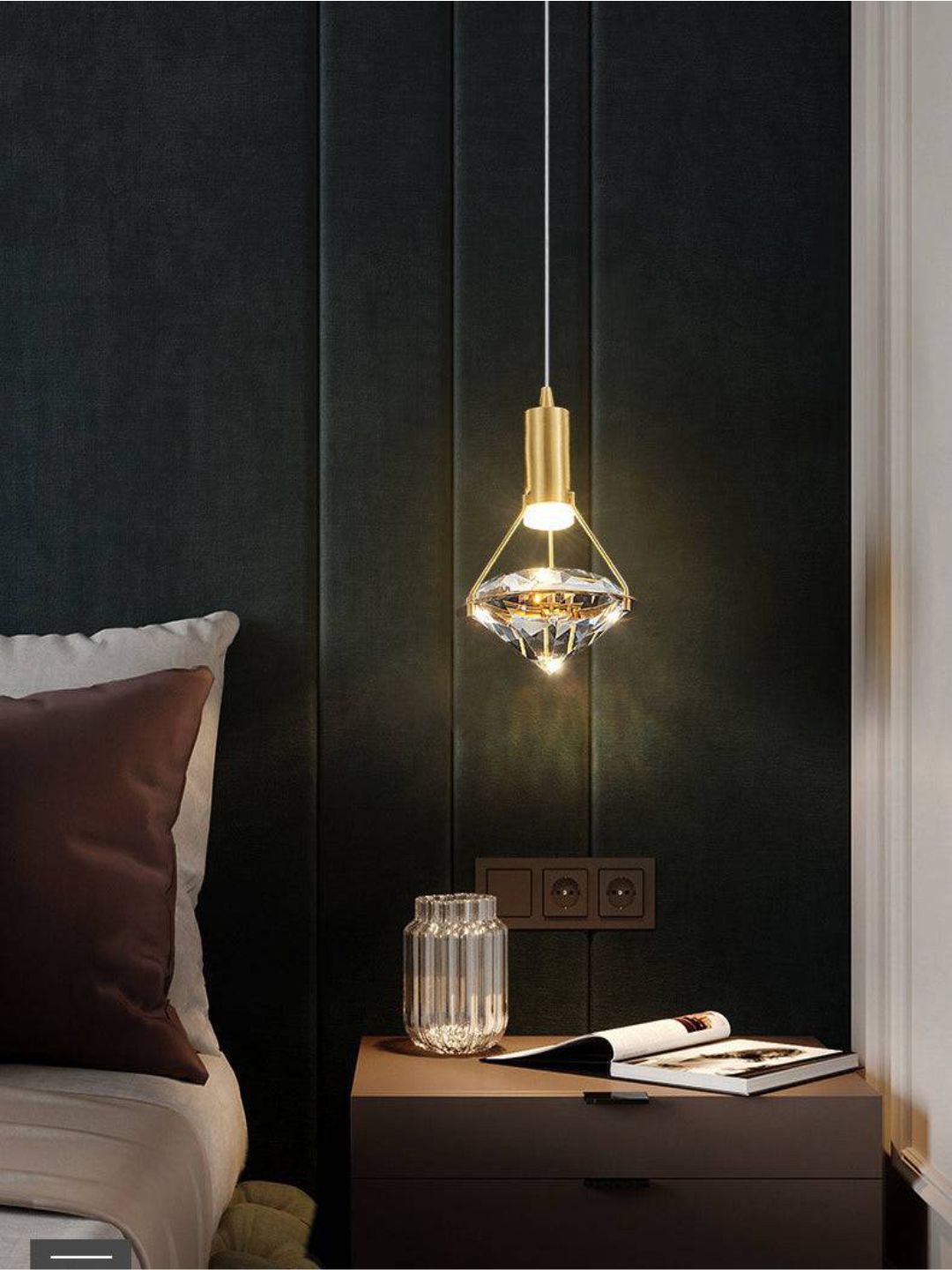 

The Art House Yellow Diamond Shape Hanging Pendant Ceiling Lamp