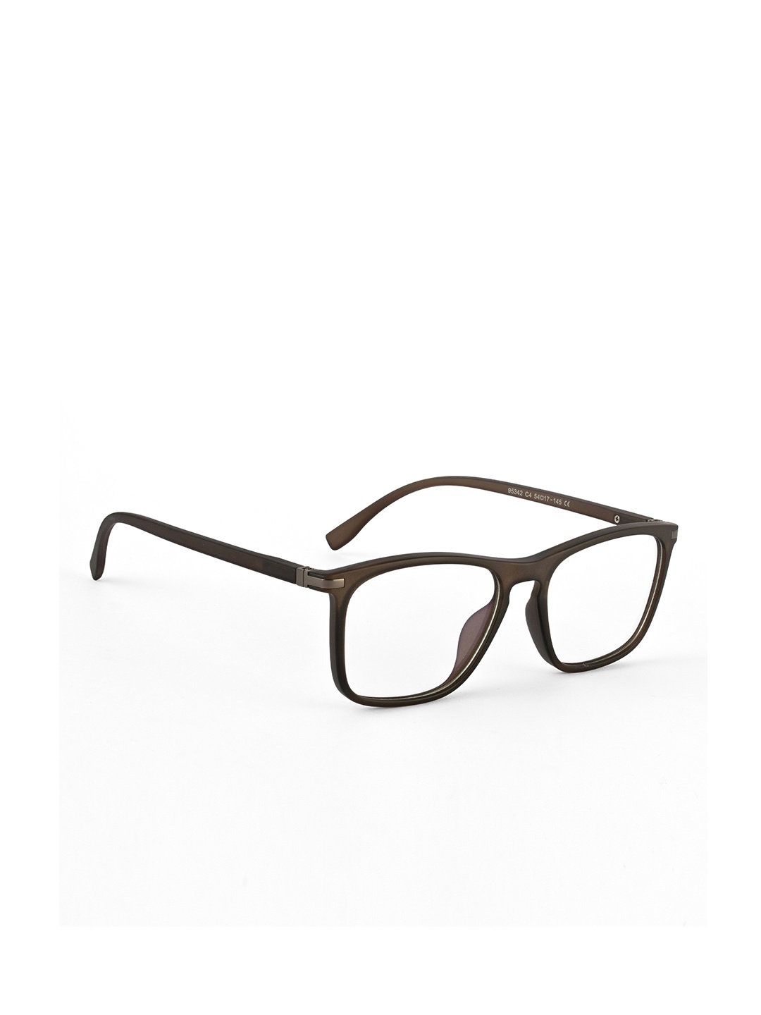 

ROYAL SON Unisex Full Rim Square Frames, Brown