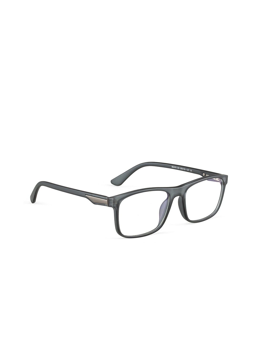 

ROYAL SON Unisex Full Rim Square Frames, Black