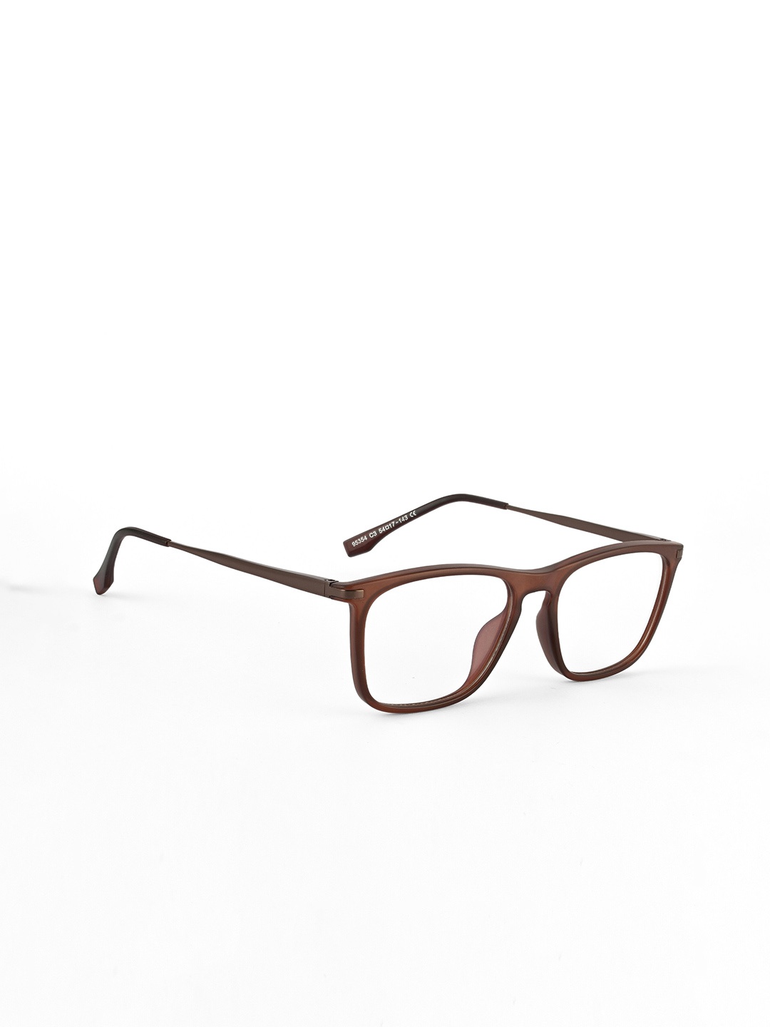 

ROYAL SON Unisex Full Rim Square Frames, Brown