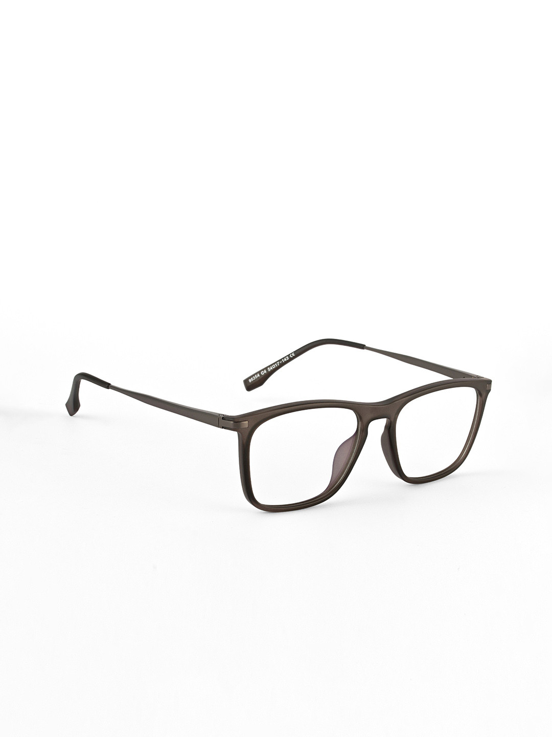 

ROYAL SON Unisex Full Rim Square Frames, Transparent