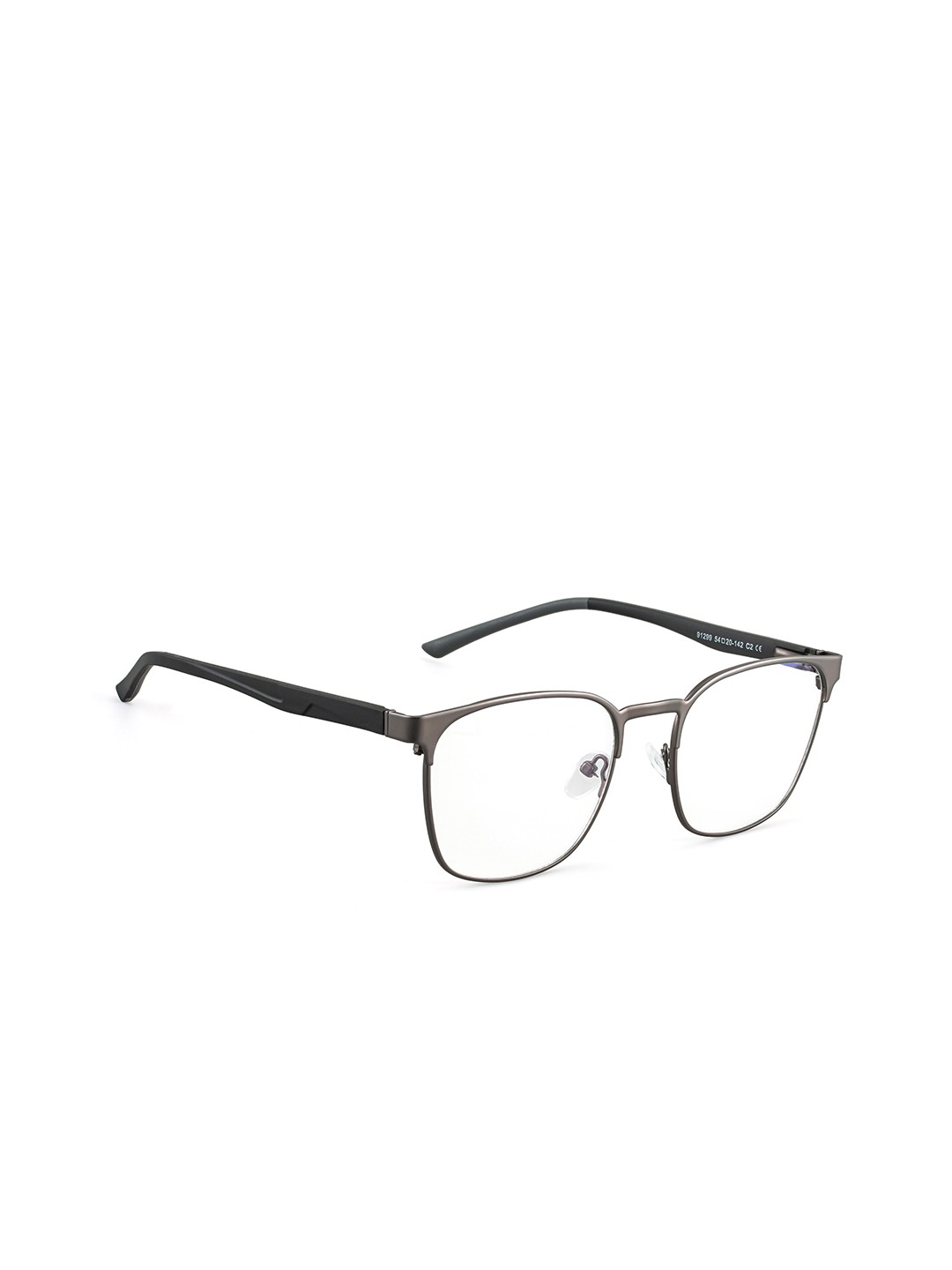 

ROYAL SON Unisex Full Rim Square Frames, Black