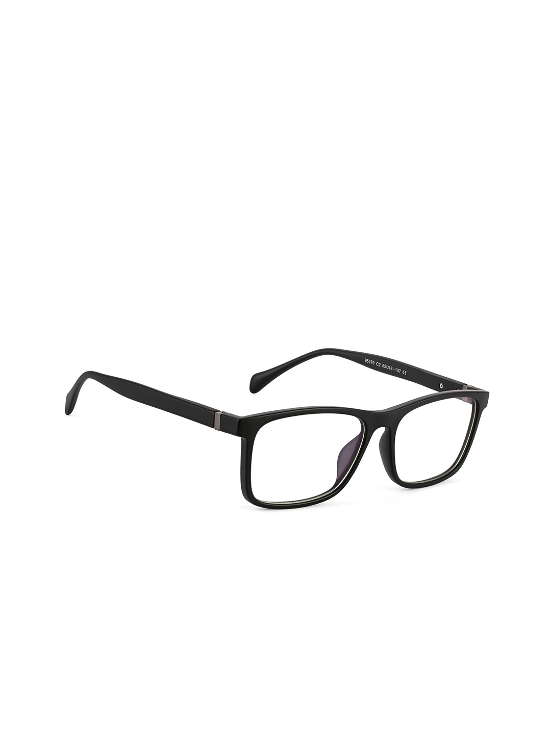 

ROYAL SON Unisex Full Rim Square Frames, Transparent