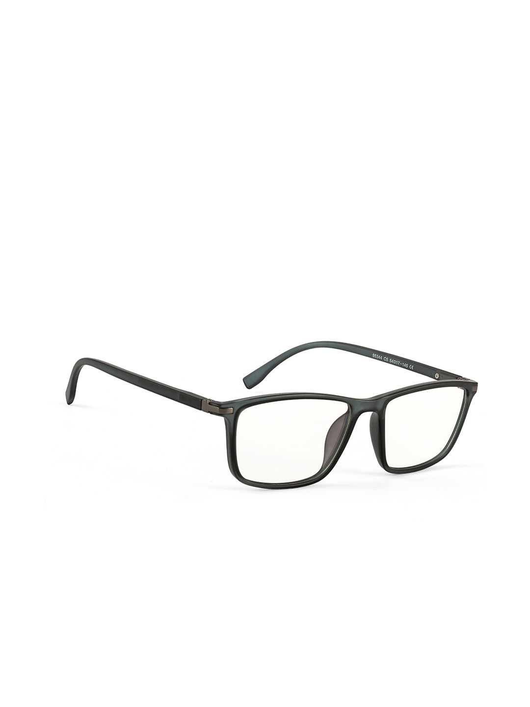 

ROYAL SON Unisex Full Rim Square Frames, Transparent