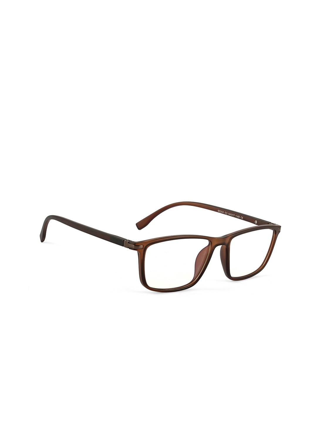 

ROYAL SON Unisex Full Rim Square Frames, Transparent