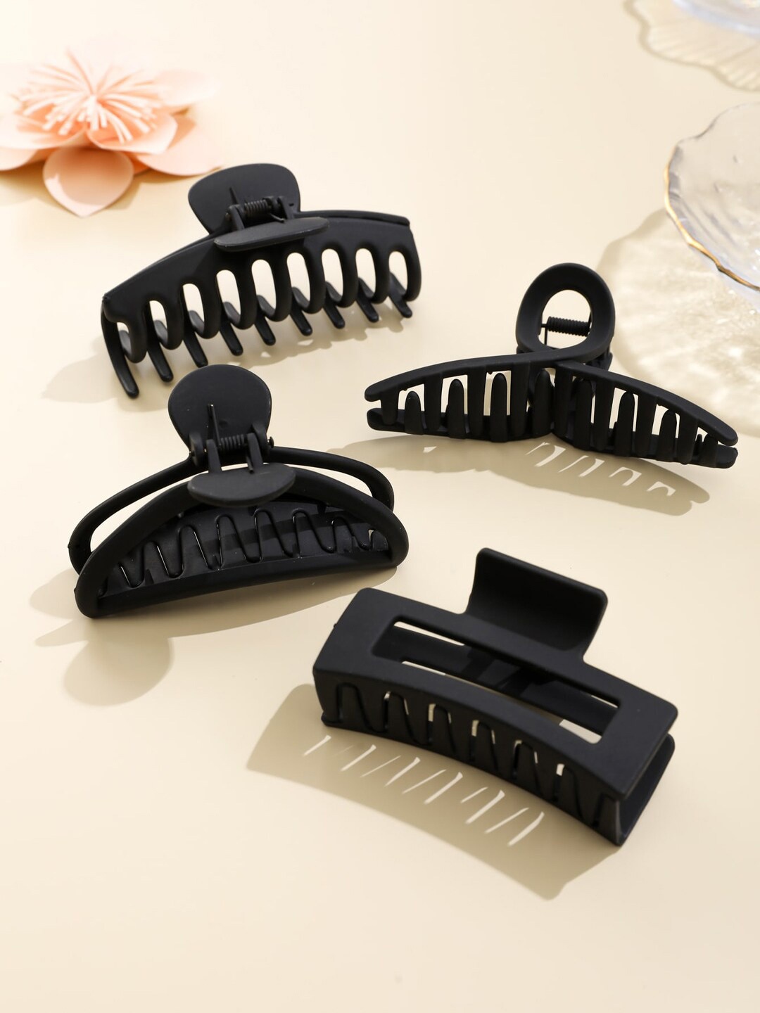

FIMBUL Set Of 4 Claw Clip, Black
