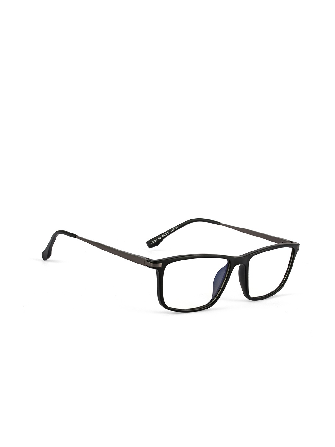 

ROYAL SON Unisex Full Rim Square Frames, Black