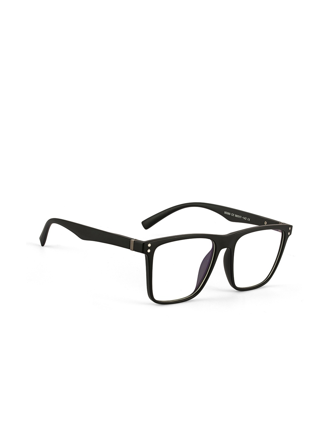 

ROYAL SON Unisex Full Rim Square Frames, Black