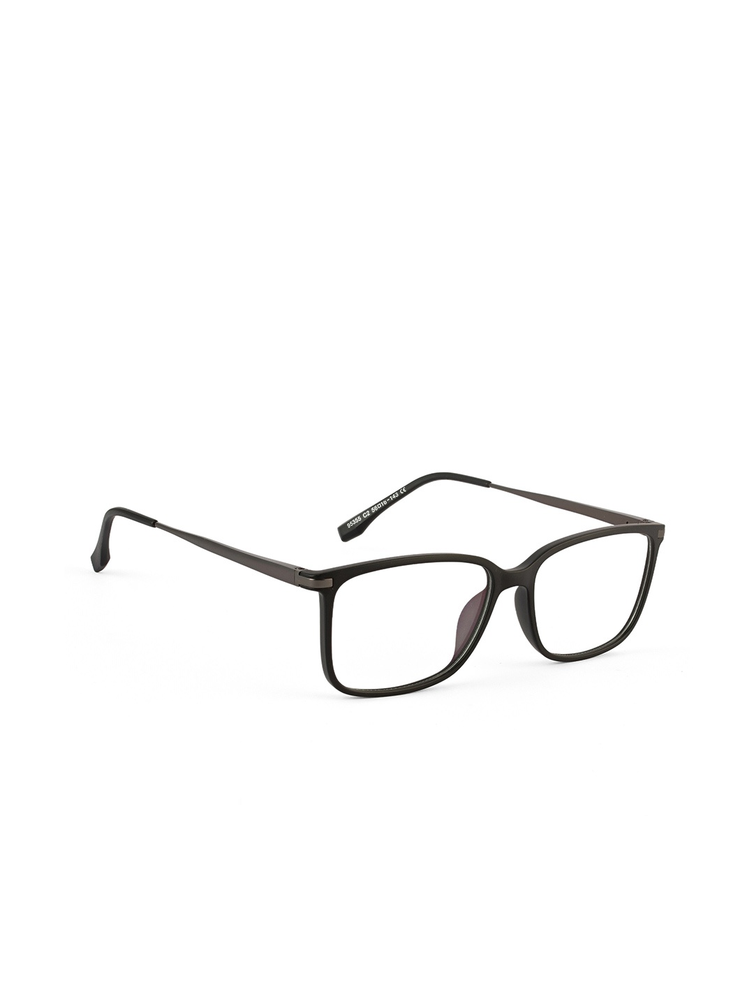 

ROYAL SON Unisex Black Full Rim Square Frames SF0074-C1