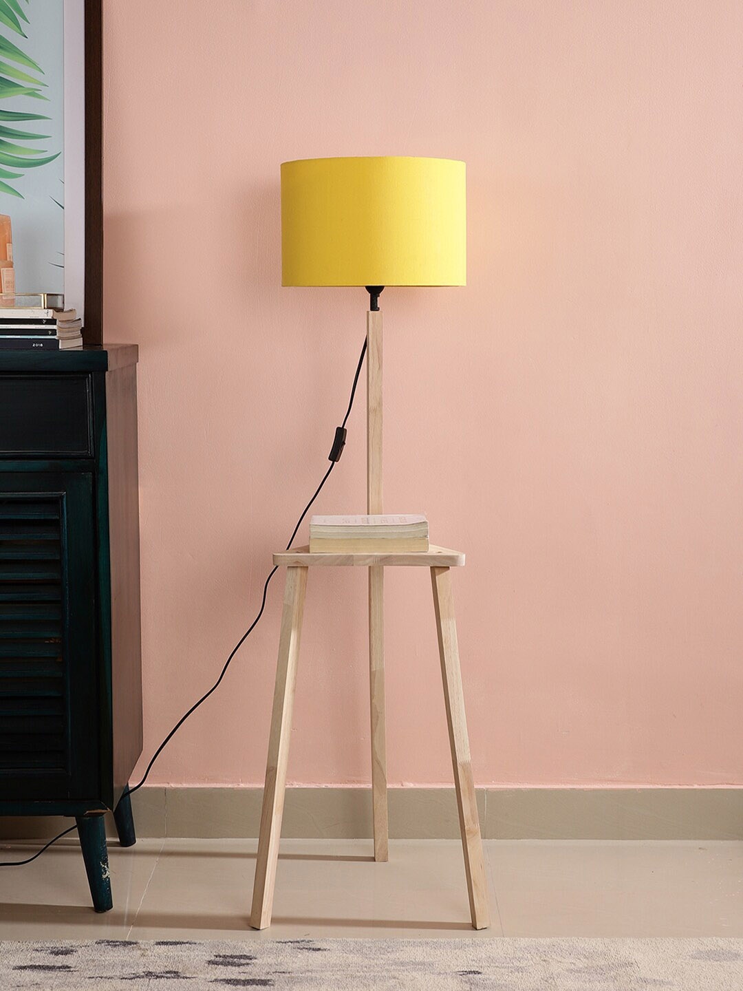 

SANDED EDGE Yellow Wooden Floor Lamps