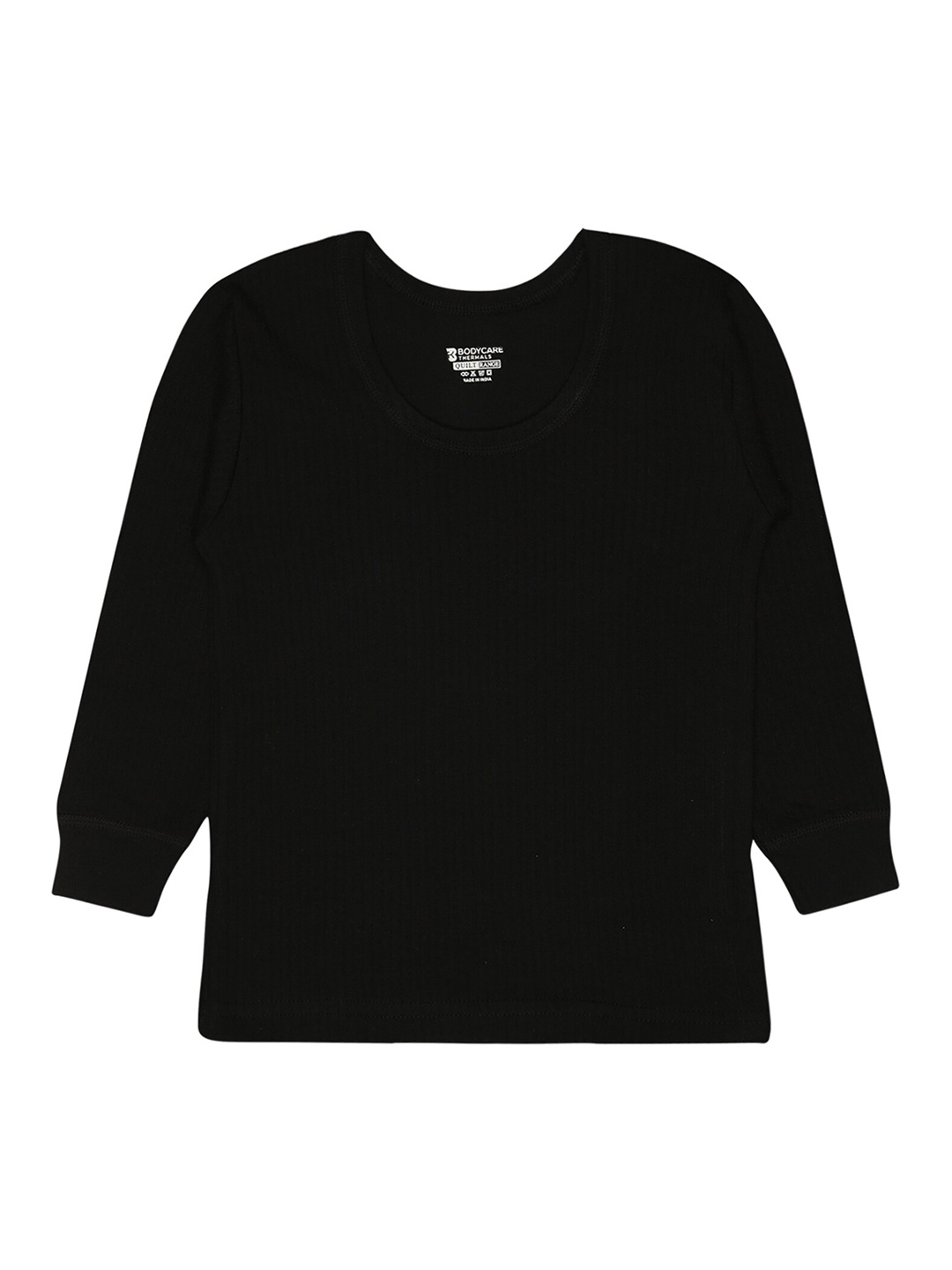 

BODYCARE INSIDER Infants Round-Neck Thermal Top, Black