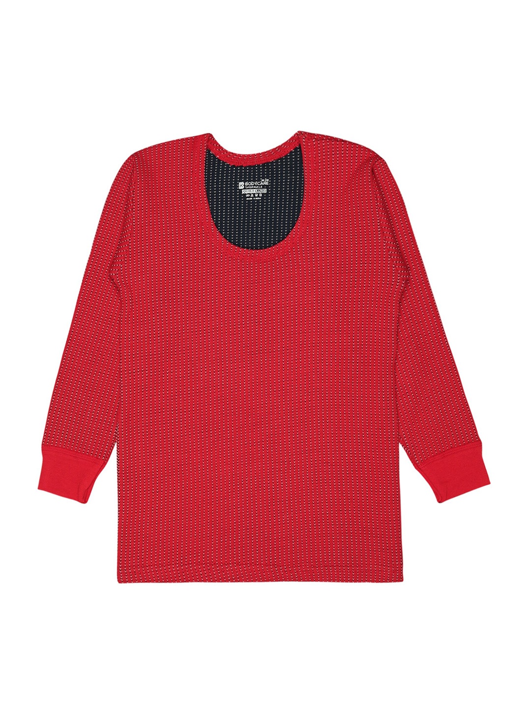 

BODYCARE INSIDER Infants Ribbed Woolen Thermal Top, Red