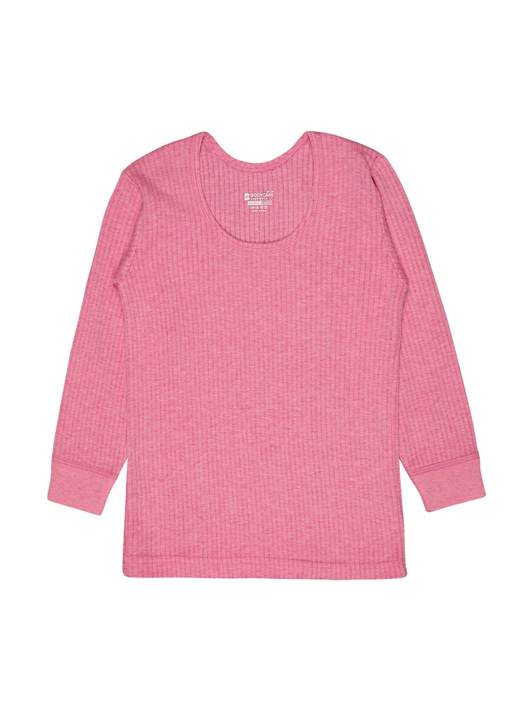 

BODYCARE INSIDER Infants Striped Woolen Thermal Tops, Pink