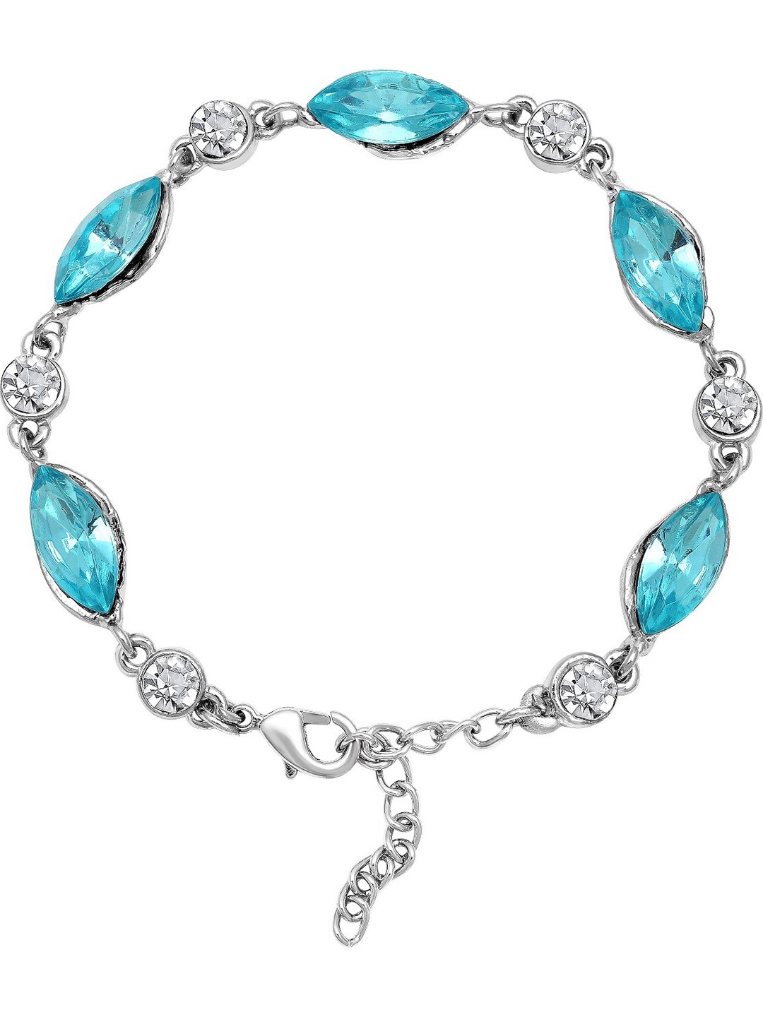 

Mahi Rhodium-Plated Wraparound Bracelet, Silver