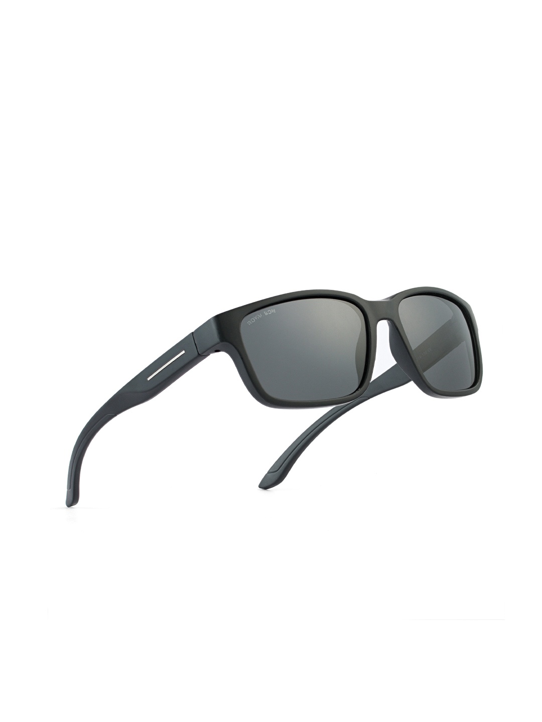 

ROYAL SON Unisex Wayfarer Sunglasses with Polarised and UV Protected Lens CHI00161-C1, Black