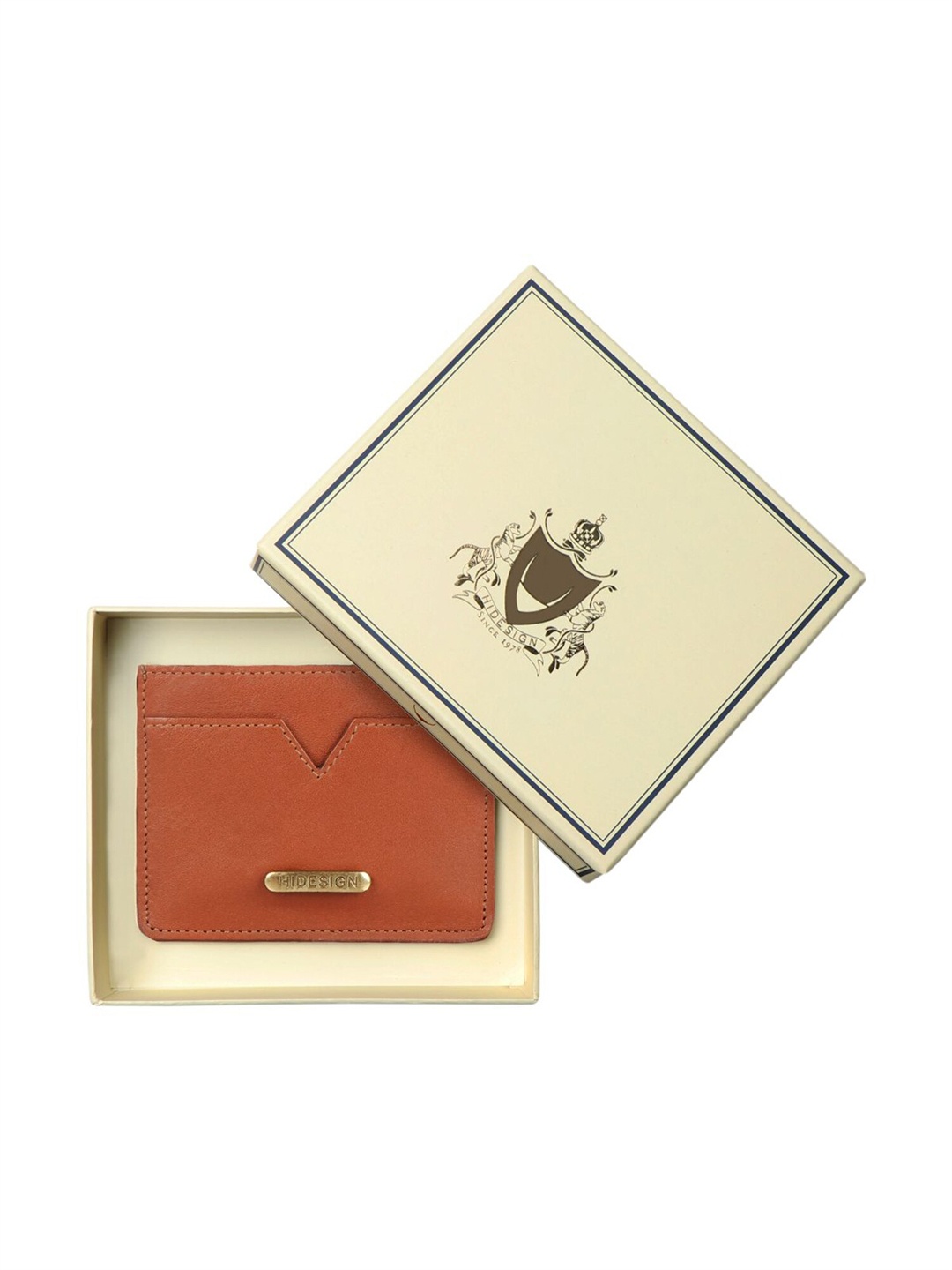 

Hidesign Men Leather Card Holder, Tan