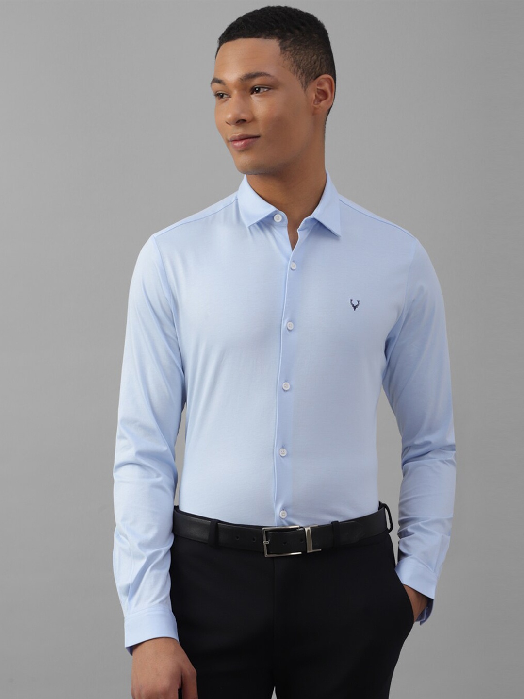 

Allen Solly Slim Fit Cotton Formal Shirt, Blue