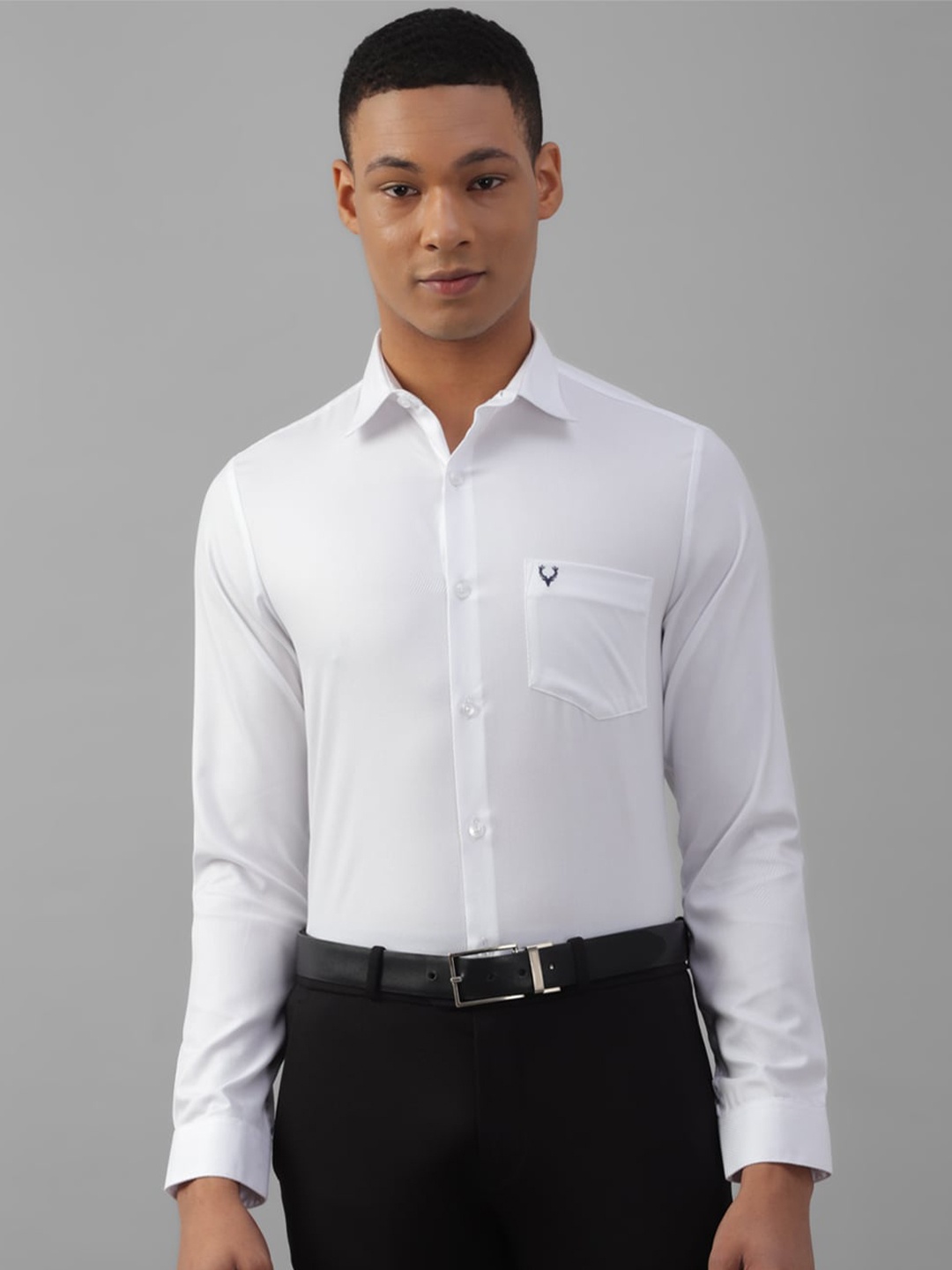 

Allen Solly Slim Fit Opaque Formal Shirt, White