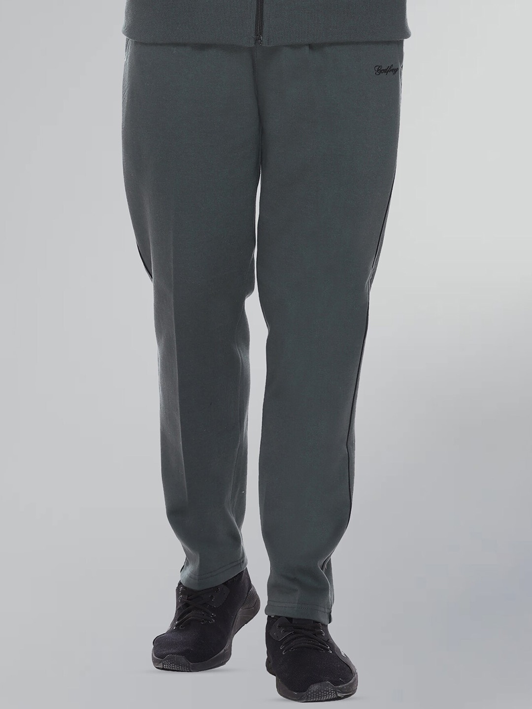 

GODFREY Men Anti-Odour Cotton Sports Track Pant, Green