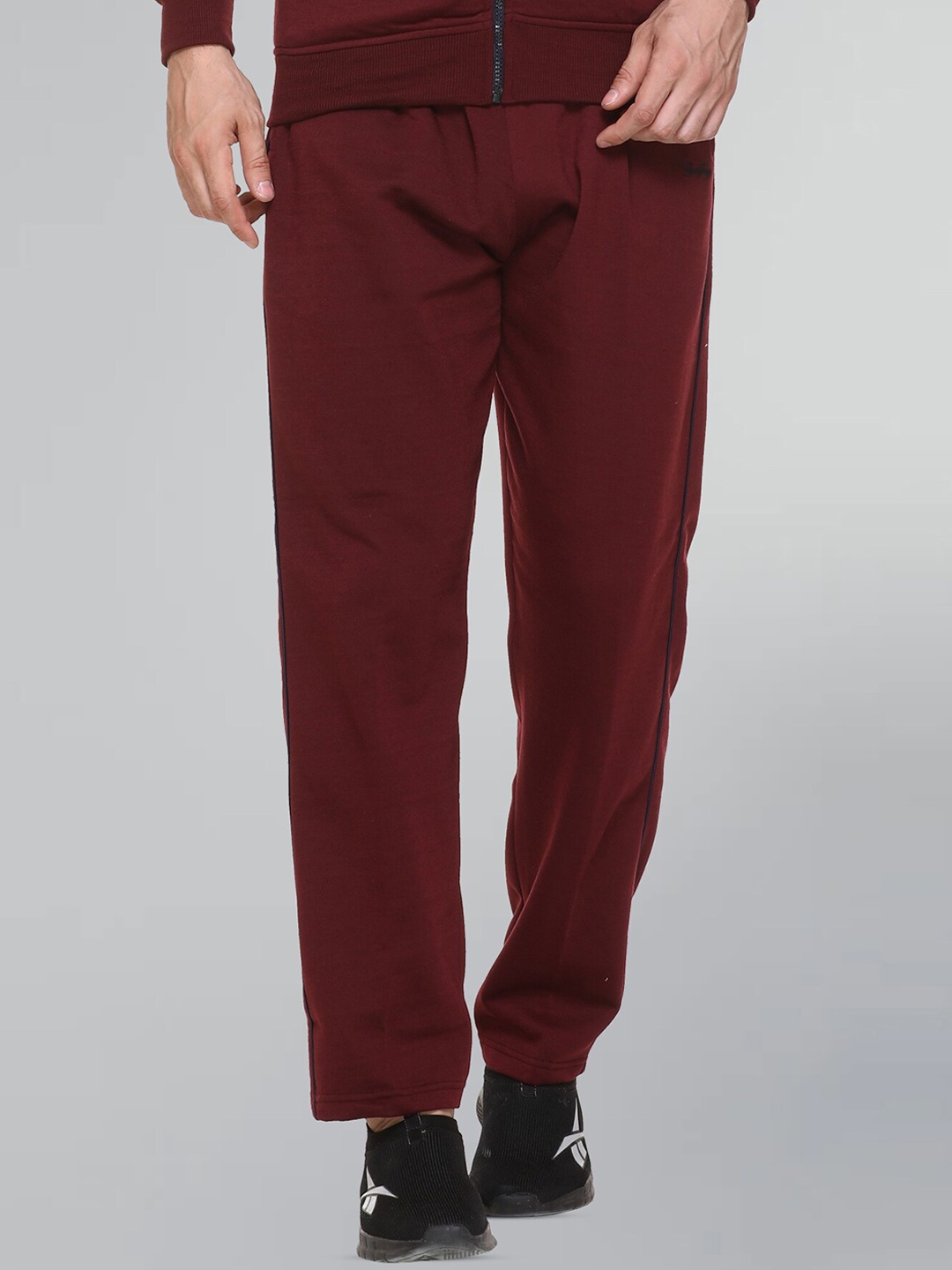 

GODFREY Men Anti-Odour Cotton Sports Track Pant, Maroon