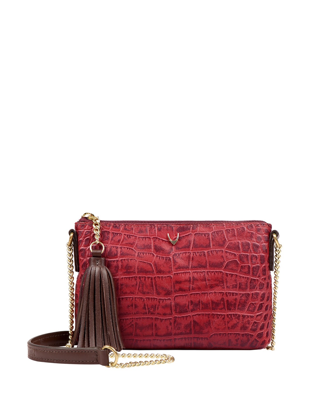 

Hidesign Animal Textured Purse Clutch, Red