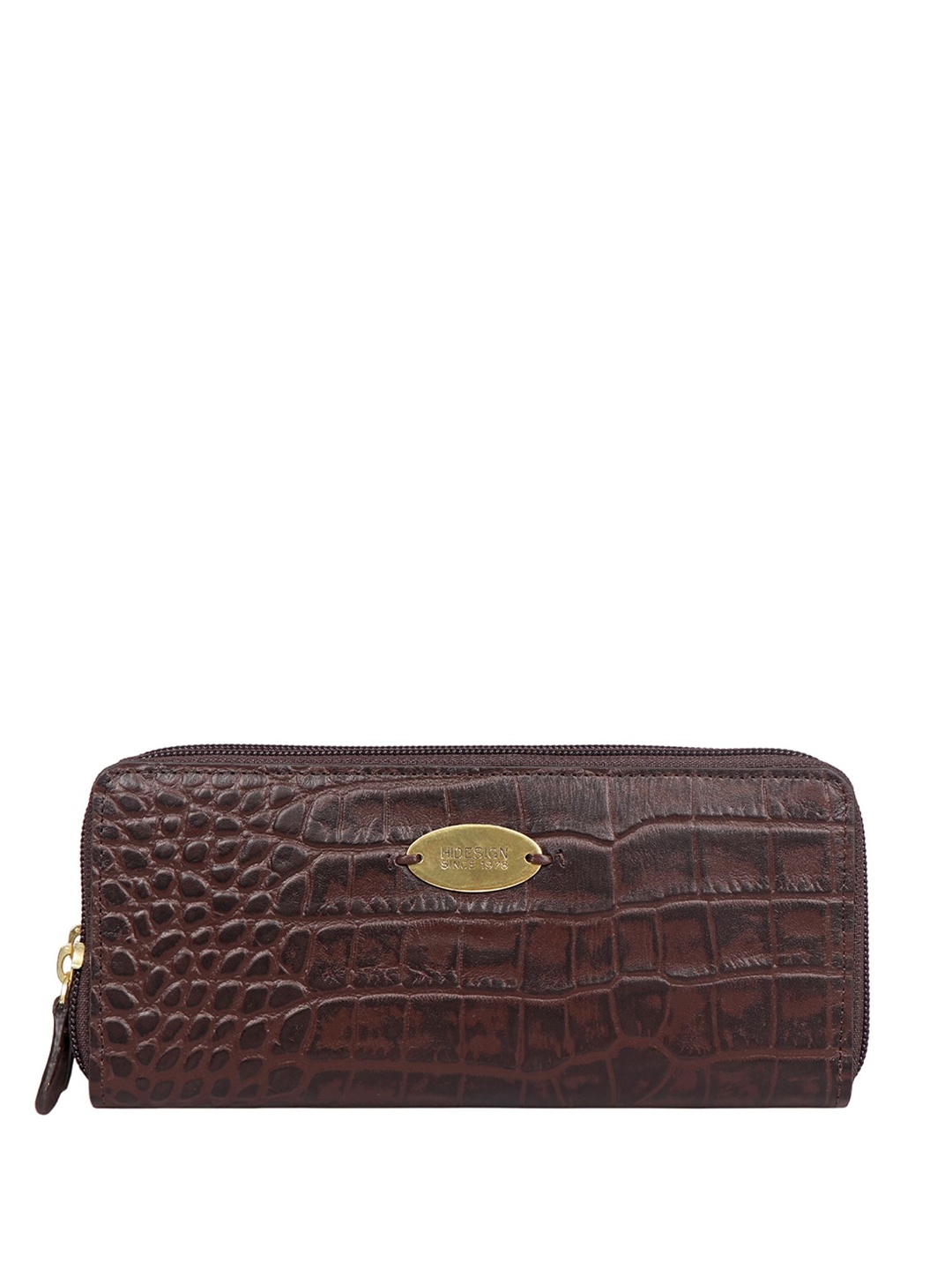 

Hidesign Animal Textured Purse Clutch, Brown