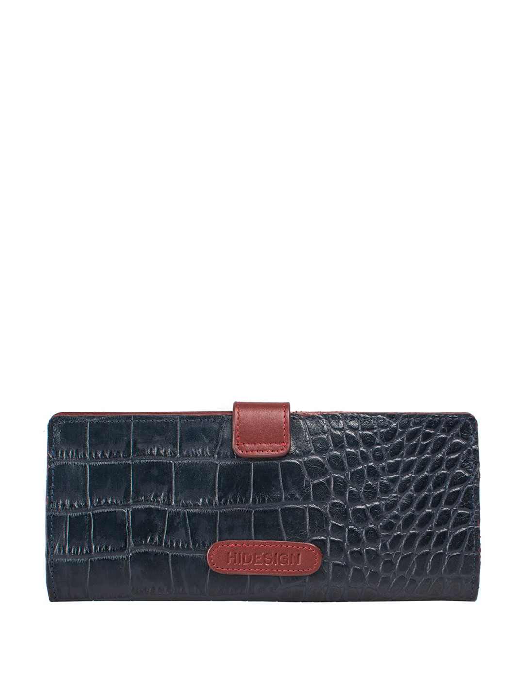 

Hidesign Animal Textured Purse Clutch, Blue