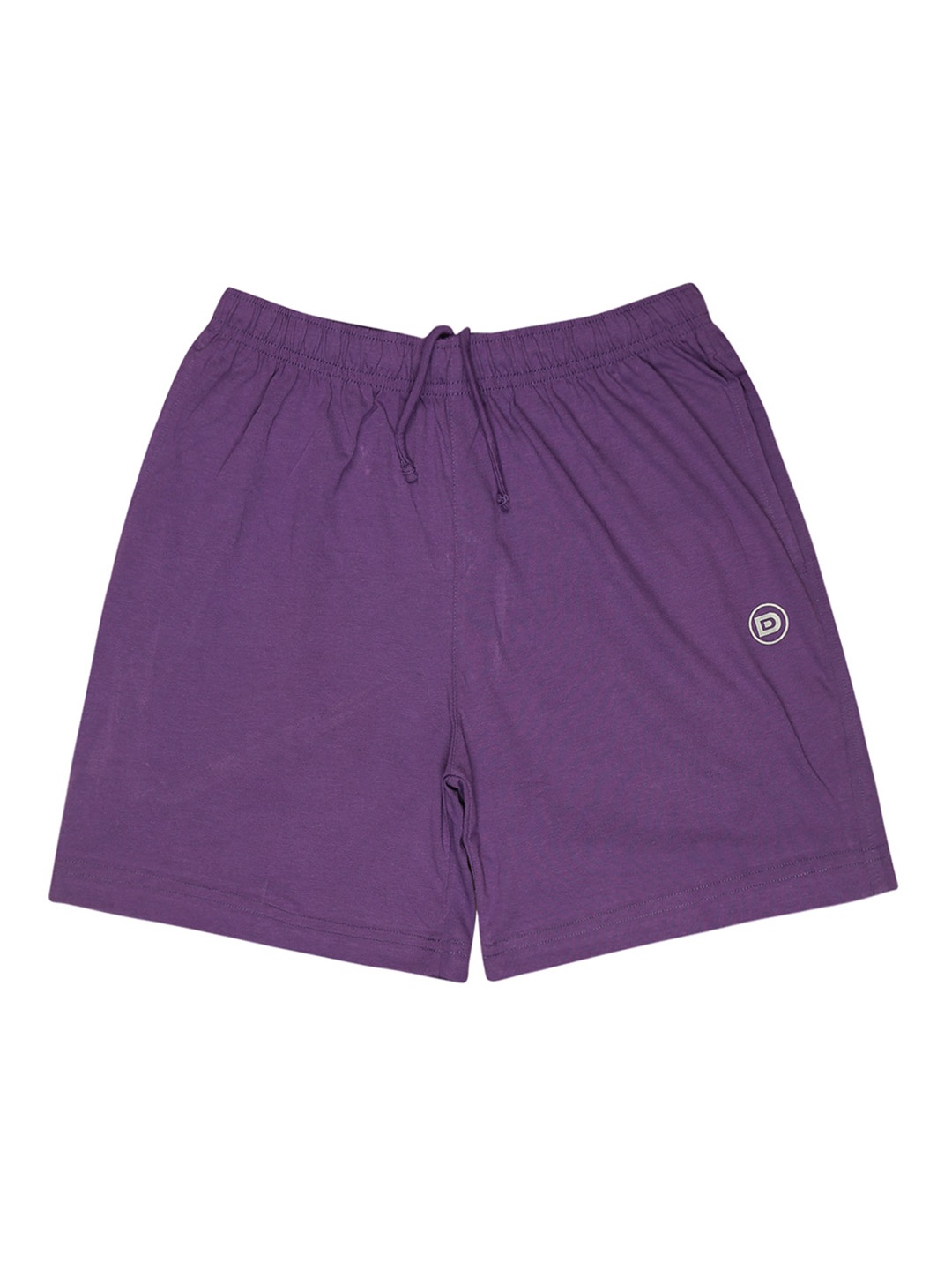 

DYCA Women Cotton Mid-Rise Shorts, Purple