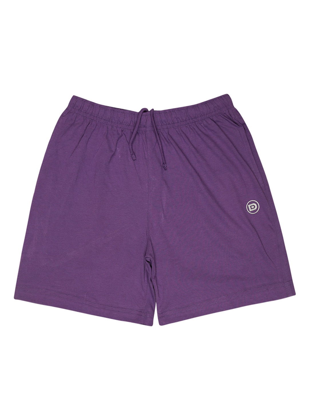 

DYCA Women Cotton Mid-Rise Shorts, Purple