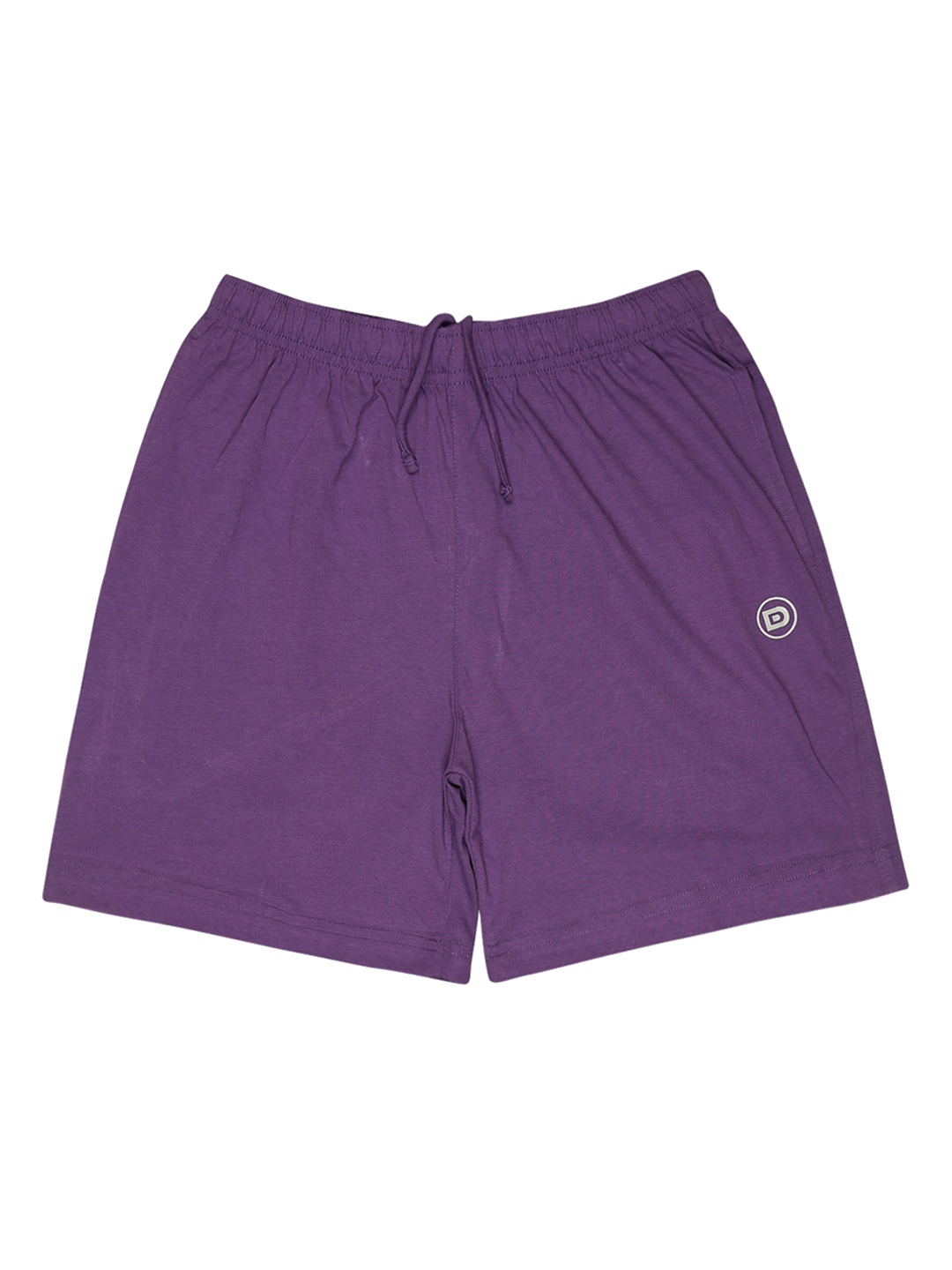 

DYCA Women Cotton Mid-Rise Shorts, Purple