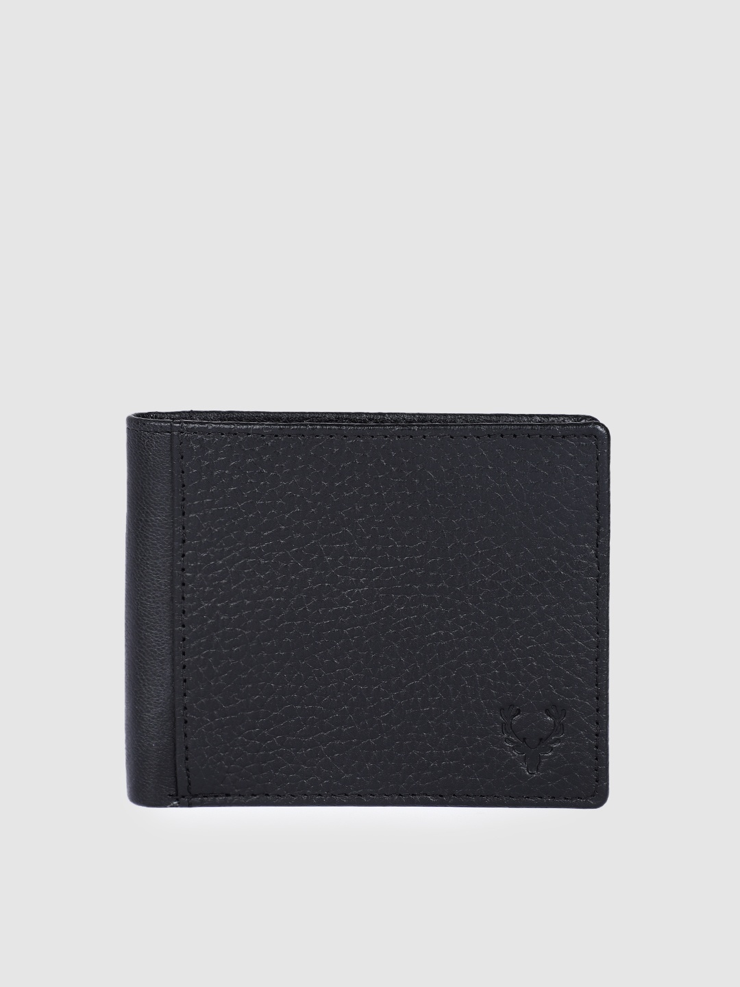 

Allen Solly Men Leather Two Fold Wallet, Black