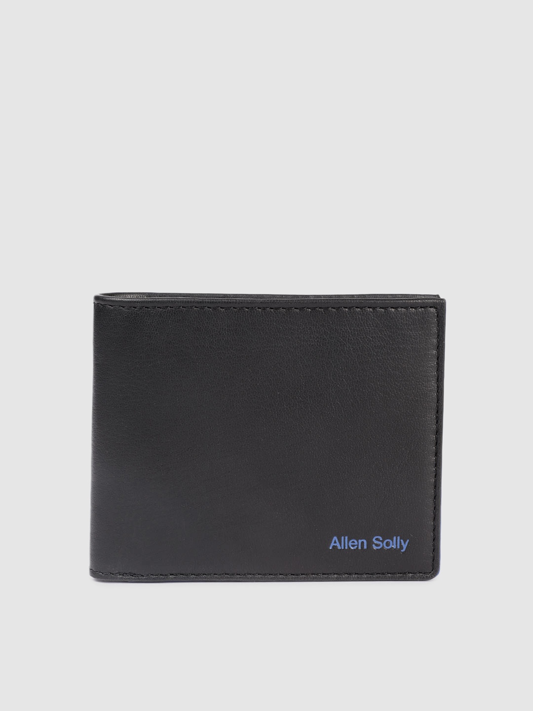 

Allen Solly Men Leather Two Fold Wallet, Black