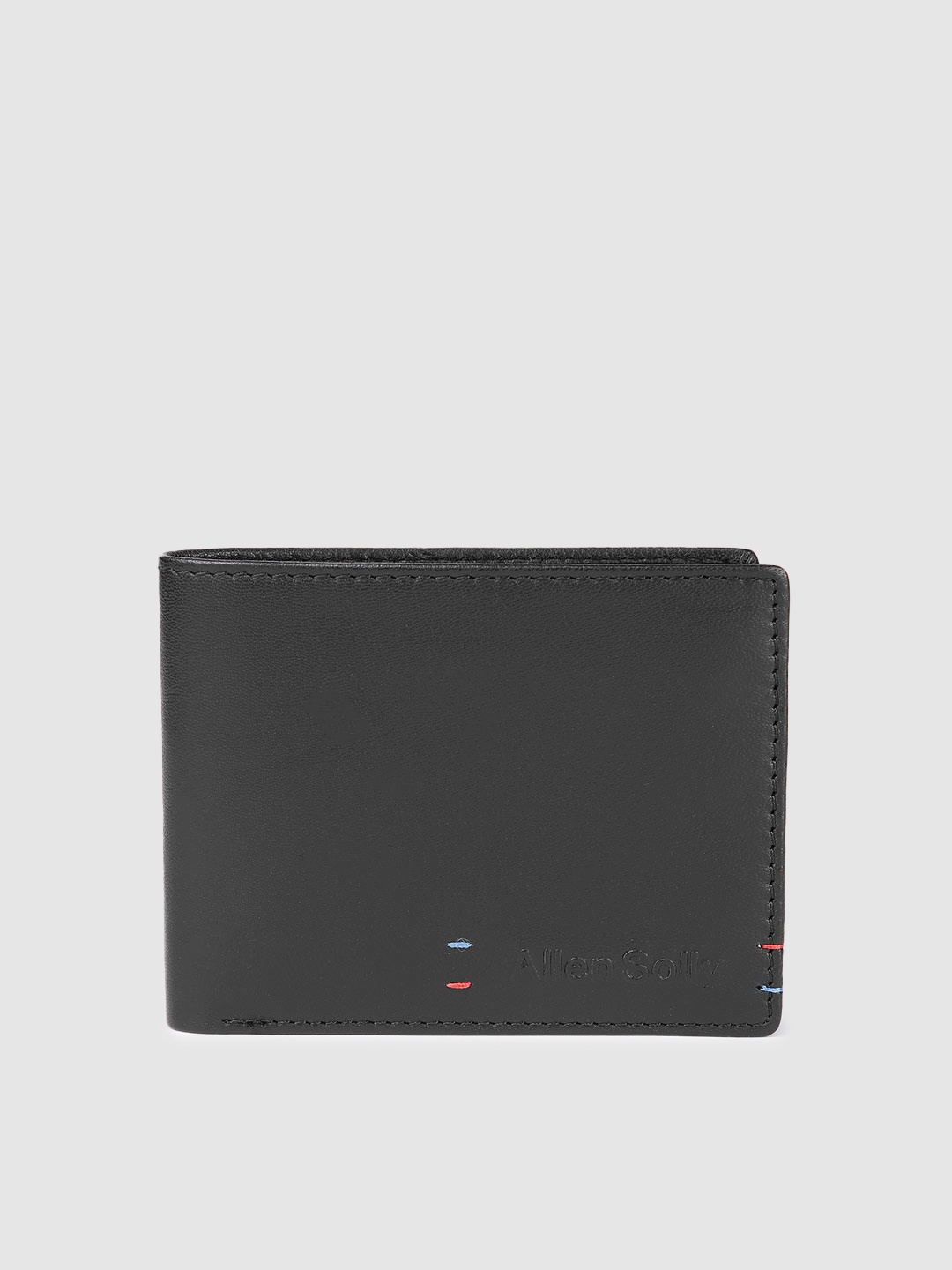 

Allen Solly Men Leather Two Fold Wallet, Black