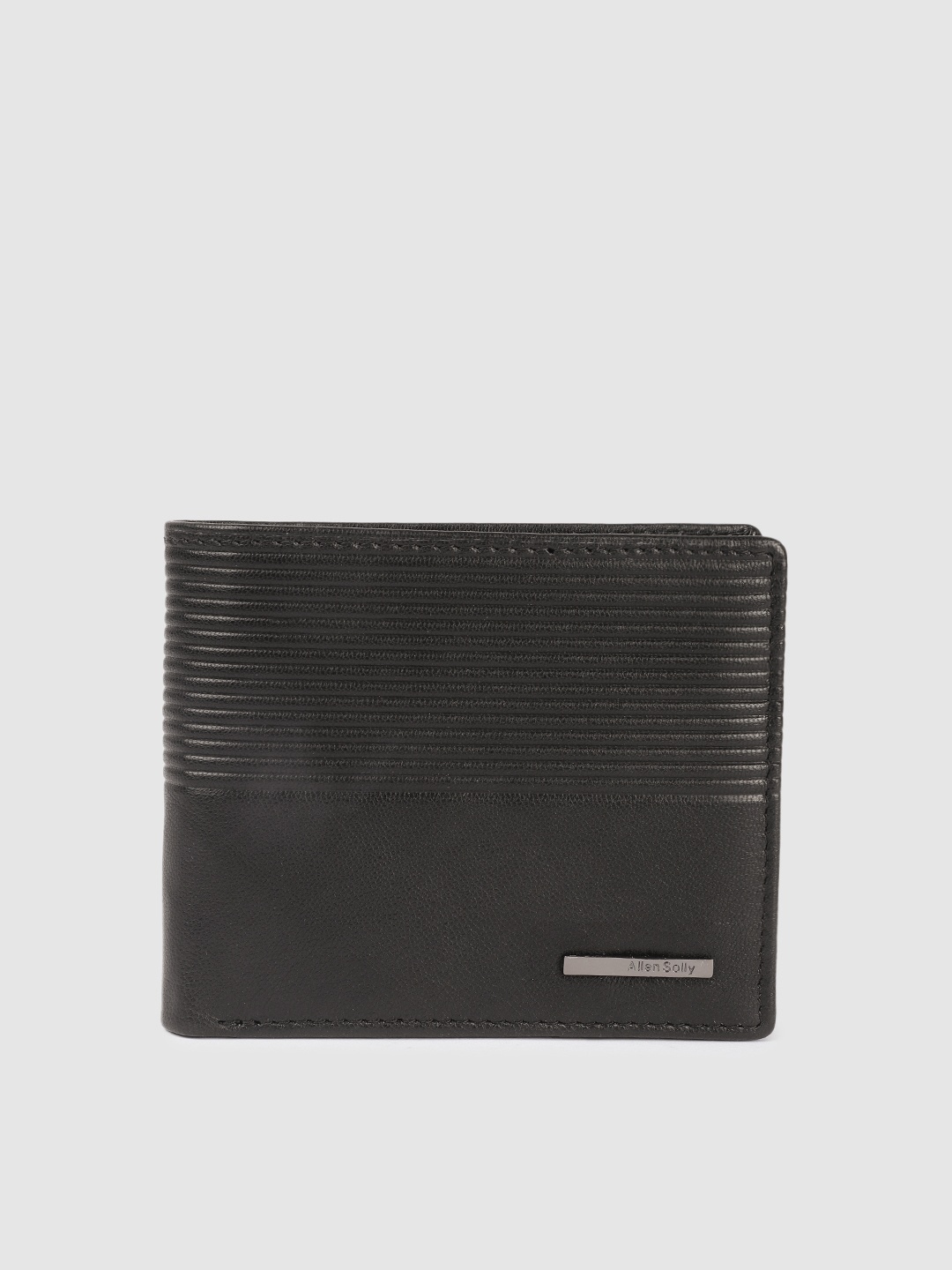 

Allen Solly Men Leather Two Fold Wallet, Black