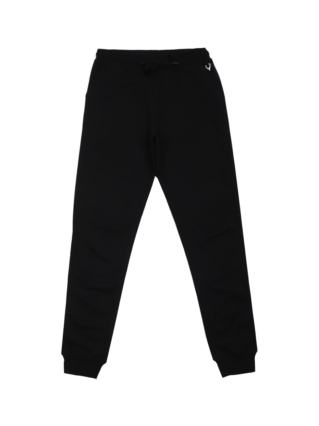 

Allen Solly Junior Boys Mid-Rise Flat-Front Cotton Joggers Trousers, Black