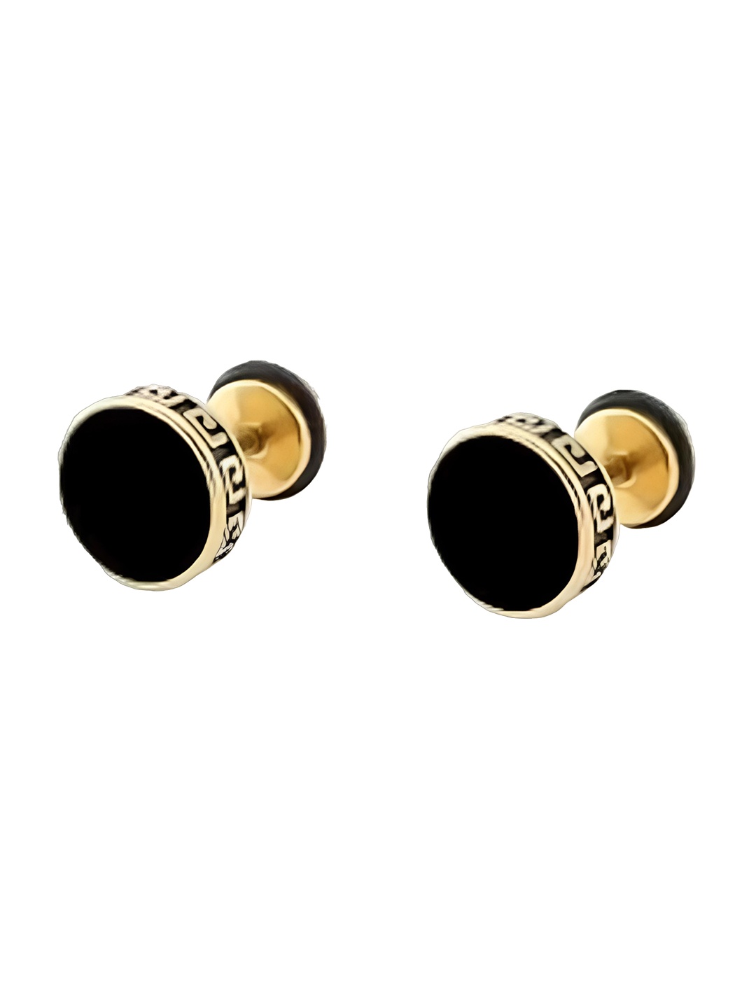

KARISHMA KREATIONS Gold-Plated Contemporary Studs Earrings
