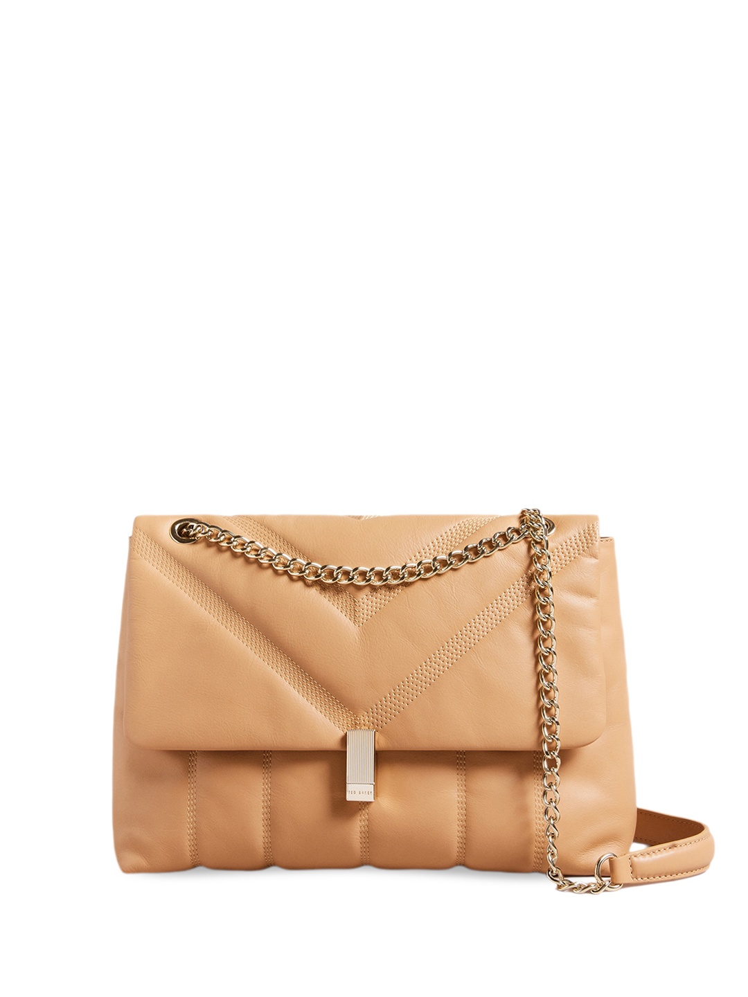 

Ted Baker Leather Structured Shoulder Bag, Tan