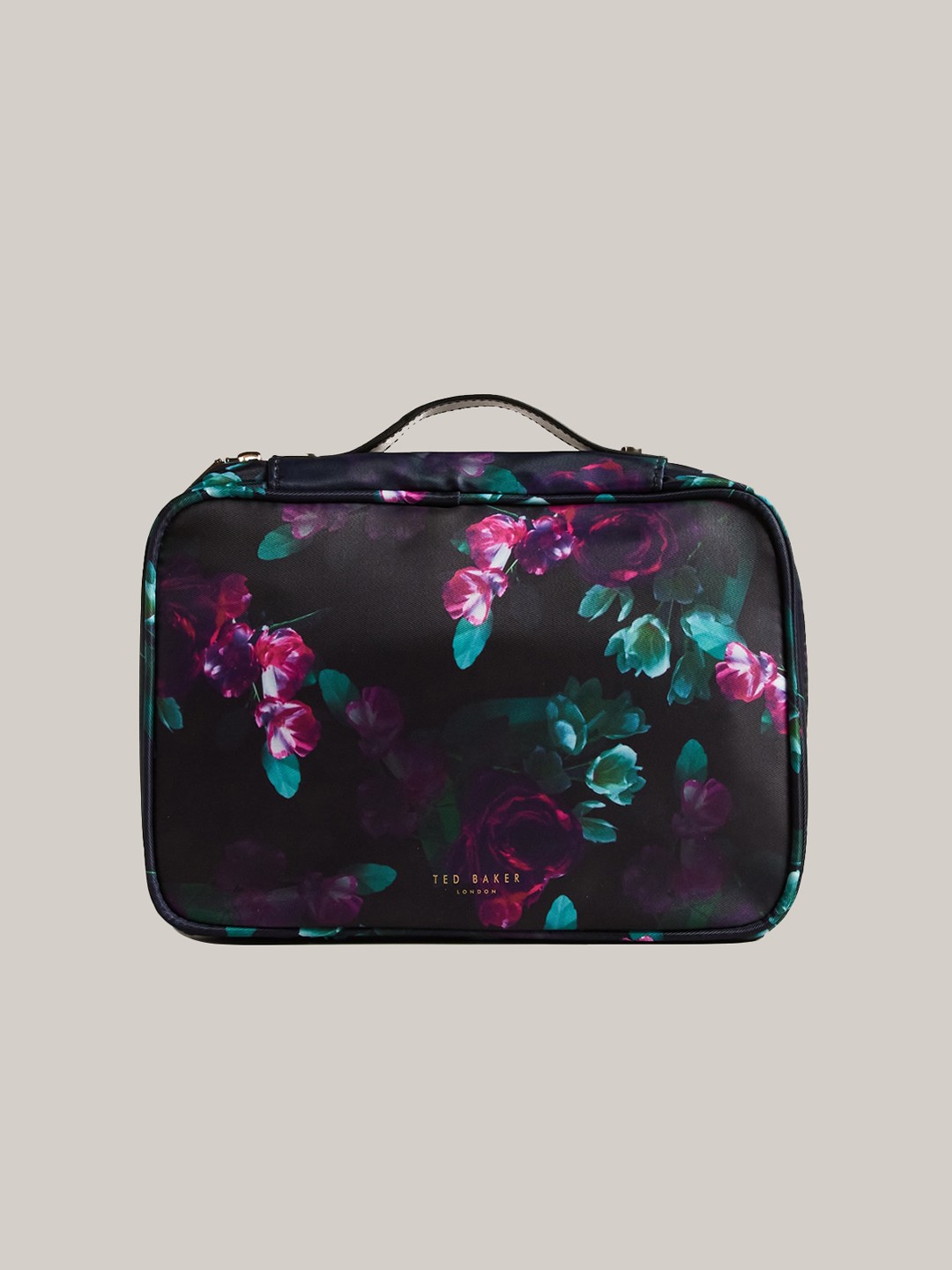

Ted Baker Floral Printed Oversized Sling Bag, Black